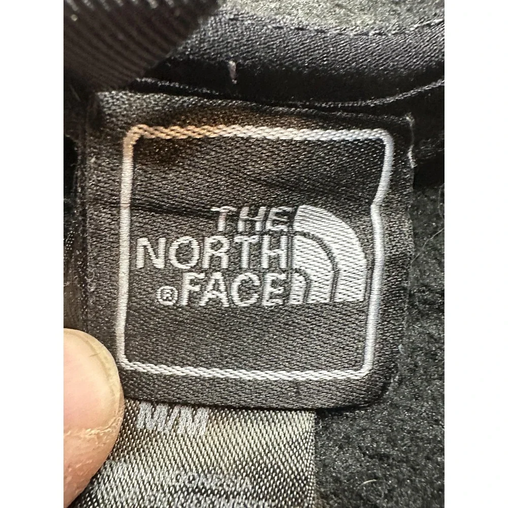 The North Face Fleece Jacket Mens Medium Black Full Zip‎ Outdoor Hiking Warm